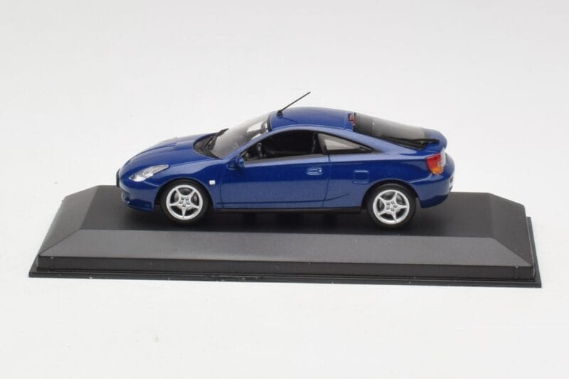 Toyota Celica T200 Blu Scuro Minichamps 1:43 TOYOTA006 Pressofusione