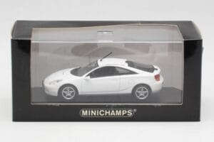 Toyota Celica T230 Bianco Minichamps 1:43 430168922 Pressofusione — immagine 4 di 4