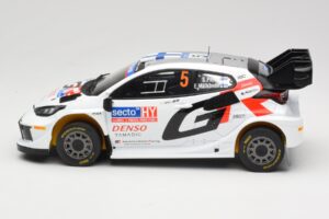 Toyota GR Yaris Rally1 #5 Toyota Gazoo Racing WRT S. Pajari / E. Malkonen Rally Finland 2024 IXO 1:18 18RMC217 Pressofusione — immagine 3 di 6