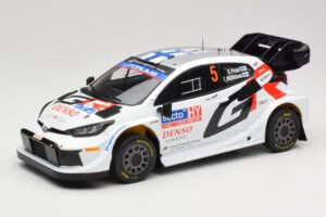 Toyota GR Yaris Rally1 #5 Toyota Gazoo Racing WRT S. Pajari / E. Malkonen Rally Finland 2024 IXO 1:18 18RMC217 Pressofusione