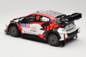 Toyota GR Yaris Rally1 #69 Toyota Gazoo Racing WRT K. Rovanpera / J. Halttunen Rally Finland 2024 IXO 1:18 18RMC218 Pressofus — immagine 5 di 6