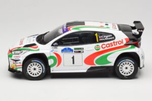 Toyota GR Yaris Rally2 #1 C. Ingram / R. Whittock Voyonic Grampian Forest Rally 2024 IXO 1:18 18RMC213 Pressofusione — immagine 3 di 6