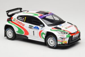 Toyota GR Yaris Rally2 #1 C. Ingram / R. Whittock Voyonic Grampian Forest Rally 2024 IXO 1:18 18RMC213 Pressofusione — immagine 4 di 6