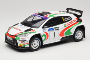 Toyota GR Yaris Rally2 #1 C. Ingram / R. Whittock Voyonic Grampian Forest Rally 2024 IXO 1:18 18RMC213 Pressofusione