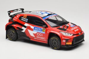 Toyota GR Yaris Rally2 #39 J-M. Latvala / E. Mälkönen Rally Finland 2024 IXO 1:18 18RMC211 Pressofusione — immagine 4 di 6
