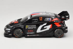 Toyota GR Yaris WRC #17 S. Ogier / V. Landais Rally Monte Carlo Winner 2025 IXO 1:18 18RMC229A Pressofusione — immagine 3 di 6