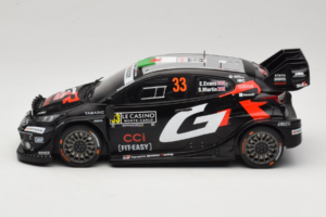 Toyota GR Yaris WRC #33 E. Evans / S. Martin Rally Monte Carlo 2025 IXO 1:18 18RMC229B Pressofusione — immagine 3 di 6