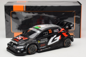 Toyota GR Yaris WRC #33 E. Evans / S. Martin Rally Monte Carlo 2025 IXO 1:18 18RMC229B Pressofusione — immagine 6 di 6
