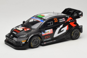 Toyota GR Yaris Rally1 #33 E. Evans / S. Martin Rally Japan Winner 2024 IXO 1:18 18RMC227 Pressofusione