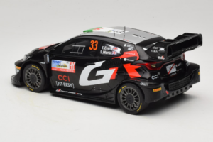 Toyota GR Yaris Rally1 #33 E. Evans / S. Martin Rally Japan Winner 2024 IXO 1:18 18RMC227 Pressofusione — immagine 5 di 6