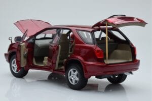 Toyota Harrier Rosso Metallizzato AUTOart 1:18 70035 Pressofusione — immagine 5 di 8