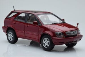 Toyota Harrier Rosso Metallizzato AUTOart 1:18 70035 Pressofusione — immagine 6 di 8