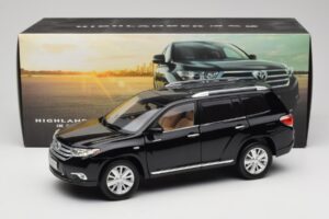 Toyota Highlander XU40 Nero Paudi Model 1:18 2043612-B1 Pressofusione — immagine 8 di 8