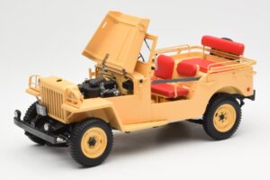 Toyota Land Cruiser BJ Beige Kyosho 1:18 08959BE Pressofusione — immagine 2 di 8