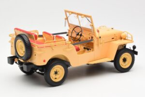 Toyota Land Cruiser BJ Beige Kyosho 1:18 08959BE Pressofusione — immagine 3 di 8
