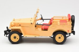 Toyota Land Cruiser BJ Beige Kyosho 1:18 08959BE Pressofusione — immagine 4 di 8