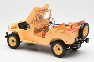 Toyota Land Cruiser BJ Beige Kyosho 1:18 08959BE Pressofusione — immagine 5 di 8