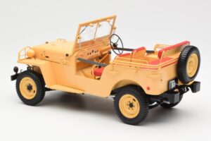 Toyota Land Cruiser BJ Beige Kyosho 1:18 08959BE Pressofusione — immagine 7 di 8