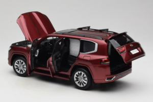 Toyota Land Cruiser LC300 ZX Rosso LCD 1:18 LCD18013-ZX-RE Pressofusione — immagine 5 di 8