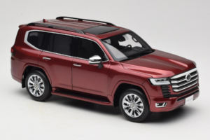 Toyota Land Cruiser LC300 ZX Rosso LCD 1:18 LCD18013-ZX-RE Pressofusione — immagine 6 di 8