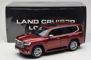 Toyota Land Cruiser LC300 ZX Rosso LCD 1:18 LCD18013-ZX-RE Pressofusione — immagine 8 di 8