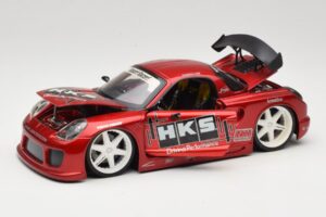 Toyota MR2 Spyder ZZW30 Tuned Rosso Jada 1:18 63194 Pressofusione — immagine 2 di 8