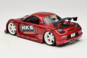Toyota MR2 Spyder ZZW30 Tuned Rosso Jada 1:18 63194 Pressofusione — immagine 7 di 8