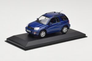 Toyota RAV4 Blu Scuro Interno Grigio Minichamps 1:43 433166004 Pressofusione — immagine 2 di 4