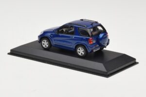 Toyota RAV4 Blu Scuro Interno Grigio Minichamps 1:43 433166004 Pressofusione — immagine 3 di 4