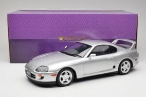 Toyota Supra A80 Argento Kyosho 1:12 KSR12006S Resina — immagine 6 di 6