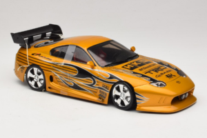 Toyota Supra A80 Oro Tunerz Edition Hot Wheels 1:18 B6091 Pressofusione — immagine 5 di 7