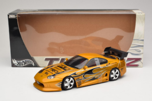 Toyota Supra A80 Oro Tunerz Edition Hot Wheels 1:18 B6091 Pressofusione — immagine 7 di 7