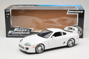Toyota Supra Mk4 Bianco Fast & Furious Jada 1:18 97509 Pressofusione — immagine 6 di 6
