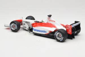 Toyota TF102 #25 A. McNish Panasonic Toyota Racing Showcar 2002 Minichamps 1:18 103020075 Pressofusione — immagine 5 di 6