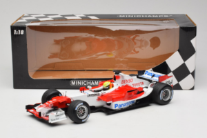 Toyota TF105 #17 R. Schumacher Panasonic Toyota Racing 2005 Minichamps 1:18 100050017 Pressofusione — immagine 7 di 7