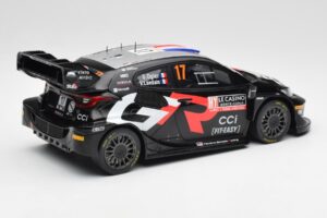 Toyota GR Yaris Rally1 #17 S. Ogier / V. Landais Rally Monte Carlo 2024 IXO 1:18 18RMC196 Pressofusione — immagine 2 di 6