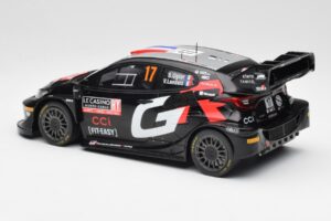 Toyota GR Yaris Rally1 #17 S. Ogier / V. Landais Rally Monte Carlo 2024 IXO 1:18 18RMC196 Pressofusione — immagine 5 di 6