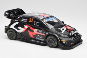 Toyota Yaris Rally1 WRC #33 E. Evans / S. Martin Rally Monte Carlo Night Version 2024 IXO 1:18 18RMC197 Pressofusione — immagine 4 di 6