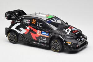 Toyota Yaris Rally1 WRC #33 E. Evans / S. Martin Rally Sweden 2024 IXO 1:18 18RMC200 Pressofusione — immagine 4 di 6