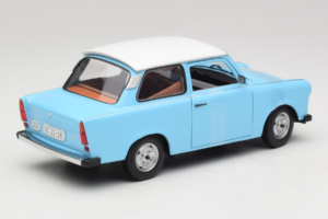 Trabant 601 Deluxe Blu Bianco Sun Star 1:18 4286 Pressofusione — immagine 2 di 6
