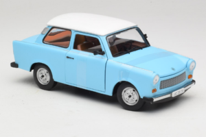 Trabant 601 Deluxe Blu Bianco Sun Star 1:18 4286 Pressofusione — immagine 4 di 6