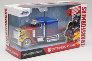 Peterbilt Optimus Prime Transformers Movie Car Jada 1:24 30446 Pressofusione — immagine 2 di 3