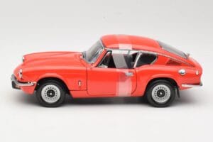Triumph GT6 Mk3 Rosso Sun Star 1:18 1056 Pressofusione — immagine 3 di 6
