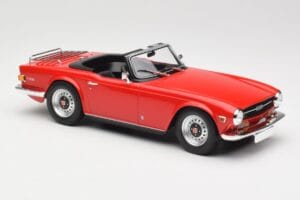 Triumph TR6 PI Rosso Minichamps 1:18 155132031 Pressofusione — immagine 4 di 6