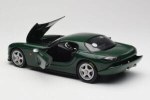 TVR Speed 12 Verde Scuro Hot Wheels 1:18 50429 Pressofusione — immagine 5 di 8