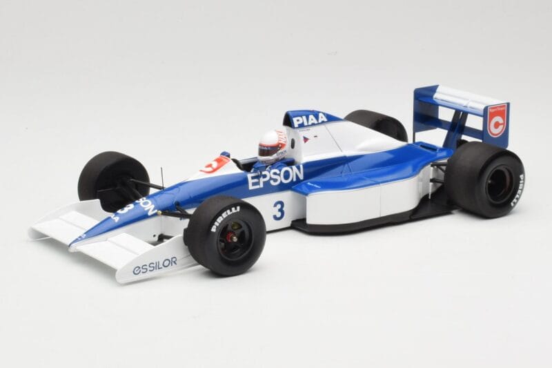 Tyrrell Ford 018 #4 S. Nakajima 6th Place USA GP 1990 Minichamps 1:18 110900003 Pressofusione