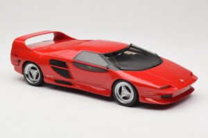 Vector M12 Rosso BoS Models 1:18 BOS377 Resina — immagine 4 di 6