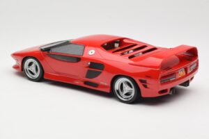 Vector M12 Rosso BoS Models 1:18 BOS377 Resina — immagine 5 di 6