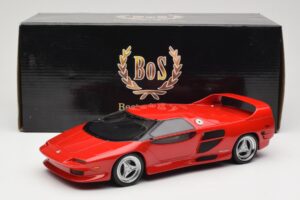 Vector M12 Rosso BoS Models 1:18 BOS377 Resina — immagine 6 di 6