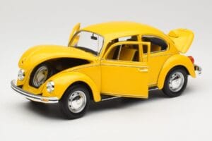 Volkswagen Beetle 1200 Giallo Minichamps 1:18 150057106 Pressofusione — immagine 2 di 8